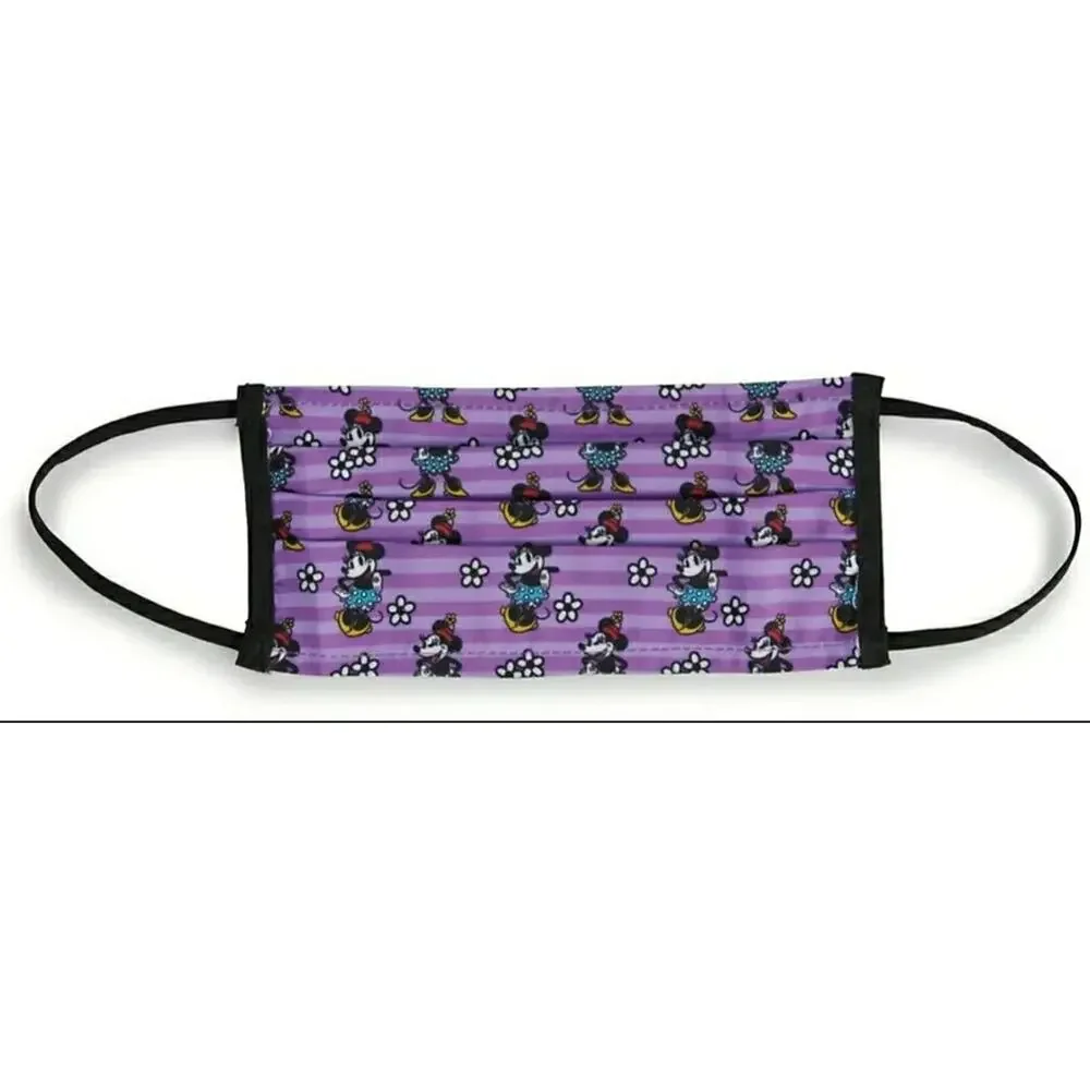 Disney Minnie Mouse Purple Kids Face Mask